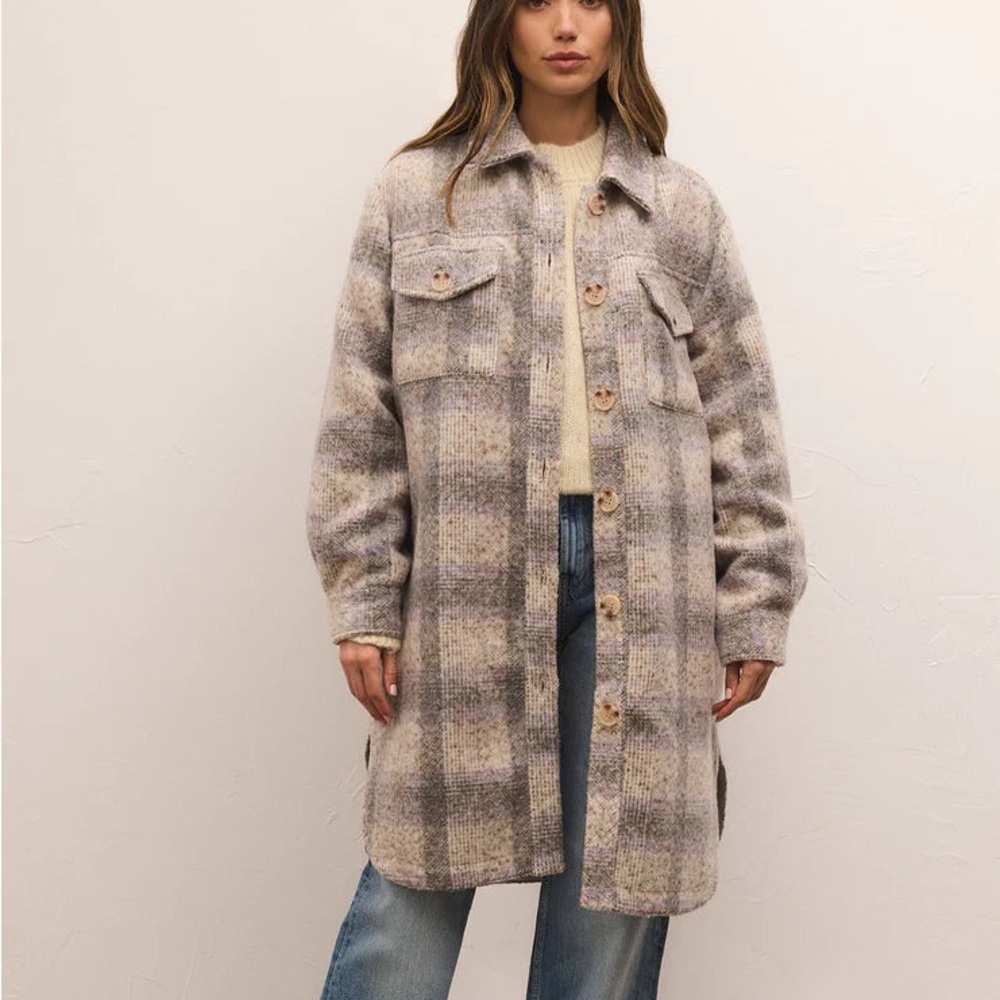 Z Supply Sonoma Plaid Jacket - Small